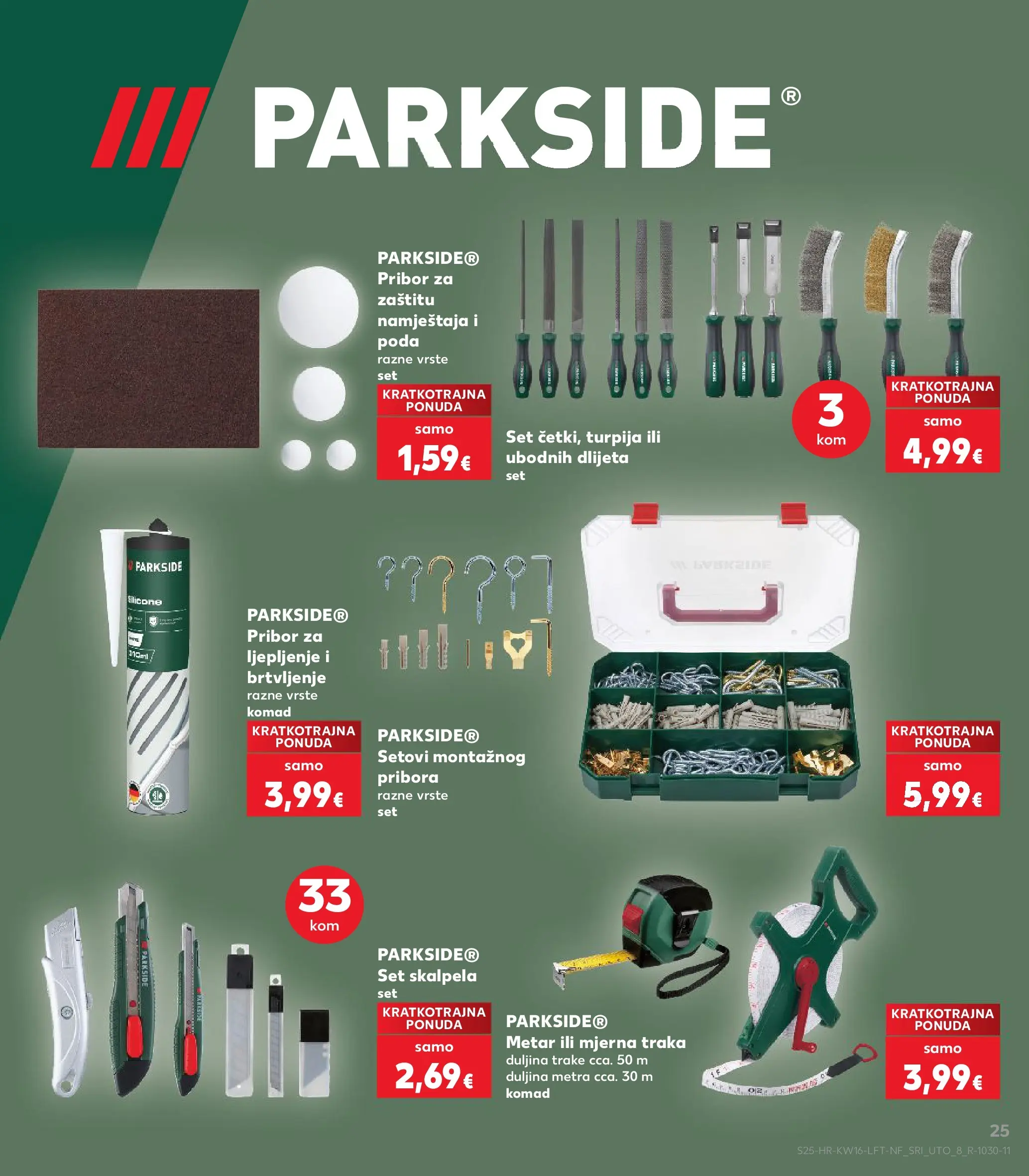 Kaufland - Kaufland katalog do 21.04.2026 novi od 14.04.2026 na listanje > letak digitalni | Stranica: 25 | Proizvodi: Metar, Parkside