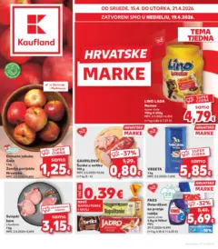 Kaufland Letak - Pregled kataloga iz trgovine Kaufland, vrijedi od 15.04.2026