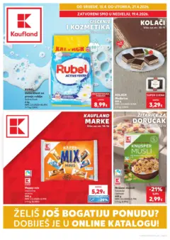 Kaufland aktualni Katalog - Pregled kataloga iz trgovine Kaufland, vrijedi od 15.04.2026