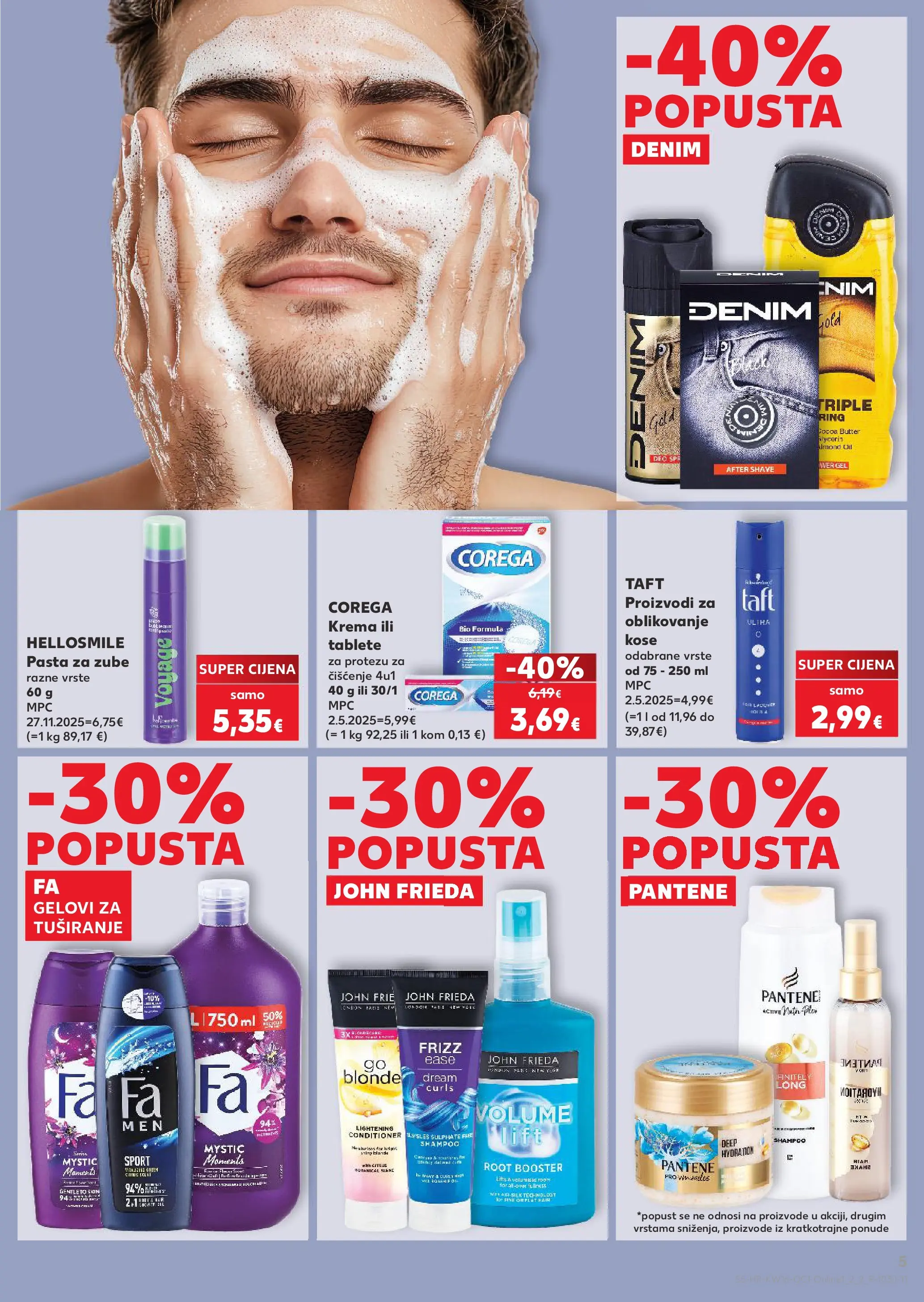 Kaufland - Kaufland katalog do 21.04.2026 novi od 14.04.2026 na listanje > letak digitalni | Stranica: 5 | Proizvodi: Gin, Pasta za zube, Krema, Pasta