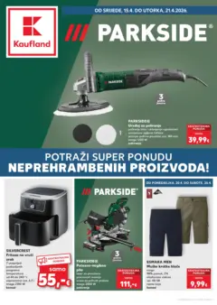 Kaufland Katalog  Parkside - Pregled kataloga iz trgovine Kaufland, vrijedi od 15.04.2026