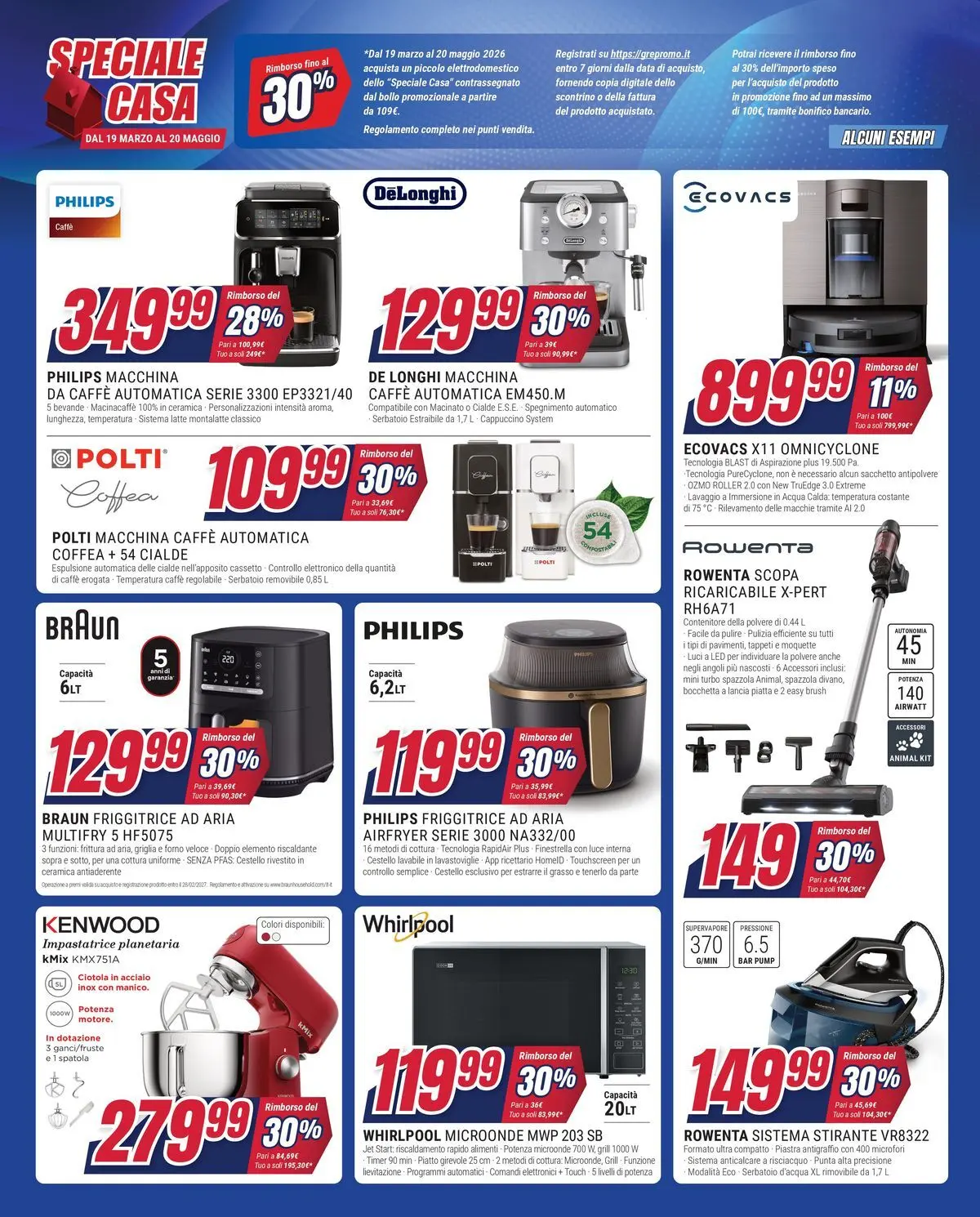 ﻿Trony volantino dal ﻿16/04/2026﻿ > ﻿Anteprima | Pagina: 17 | Prodotti: Data, Spatola, Friggitrice, Macinato