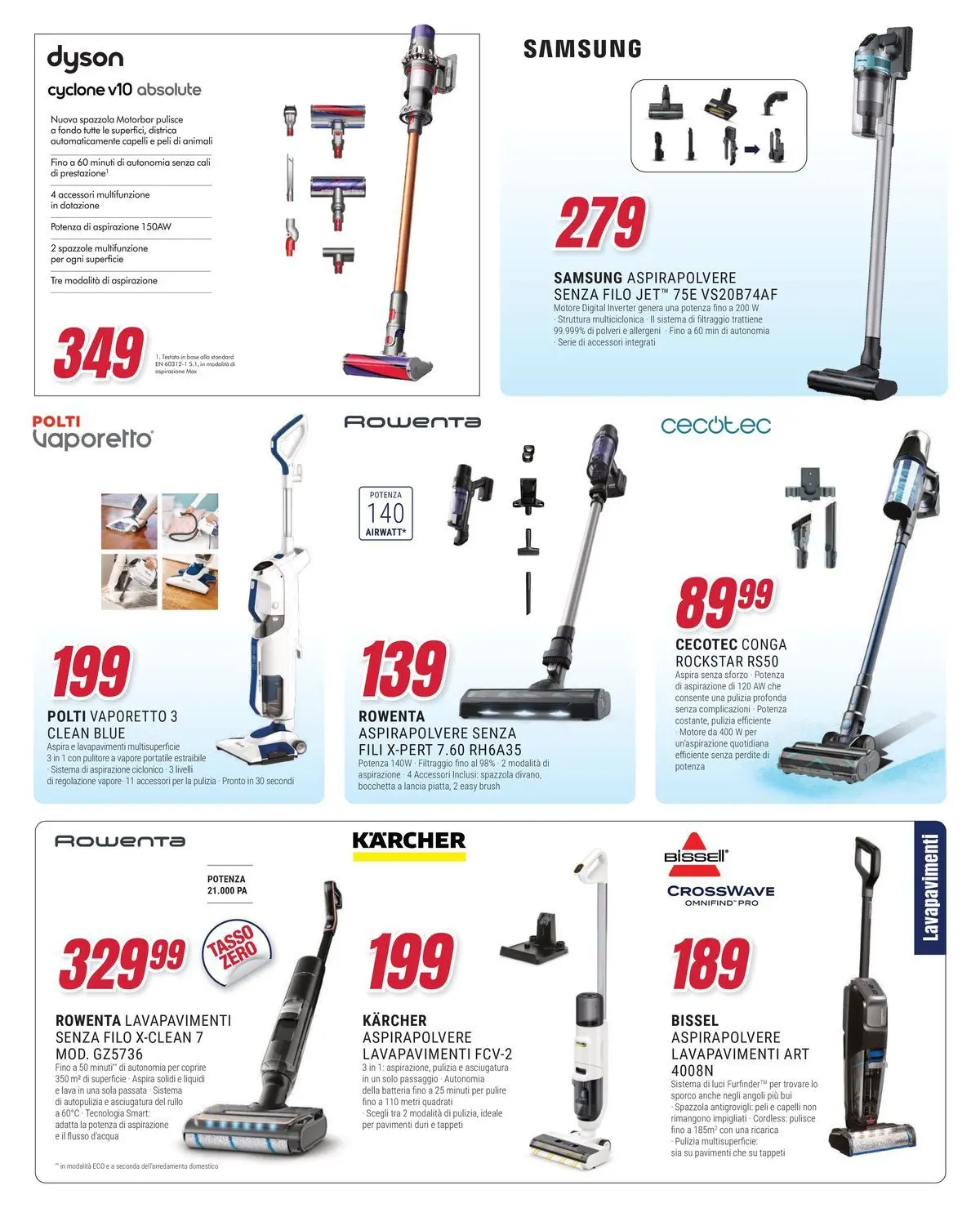 ﻿Trony volantino dal ﻿16/04/2026﻿ > ﻿Anteprima | Pagina: 22 | Prodotti: Spazzola, Dyson, Batteria, Samsung