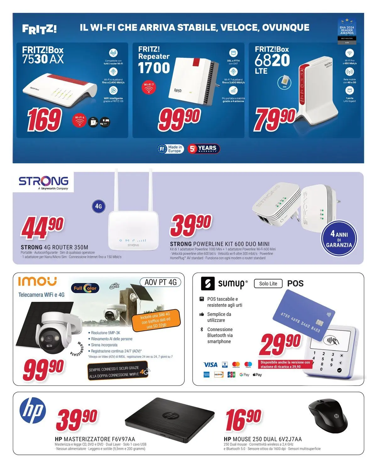 ﻿Trony volantino dal ﻿16/04/2026﻿ > ﻿Anteprima | Pagina: 31 | Prodotti: Router, Masterizzatore, Smartphone, Adattatore