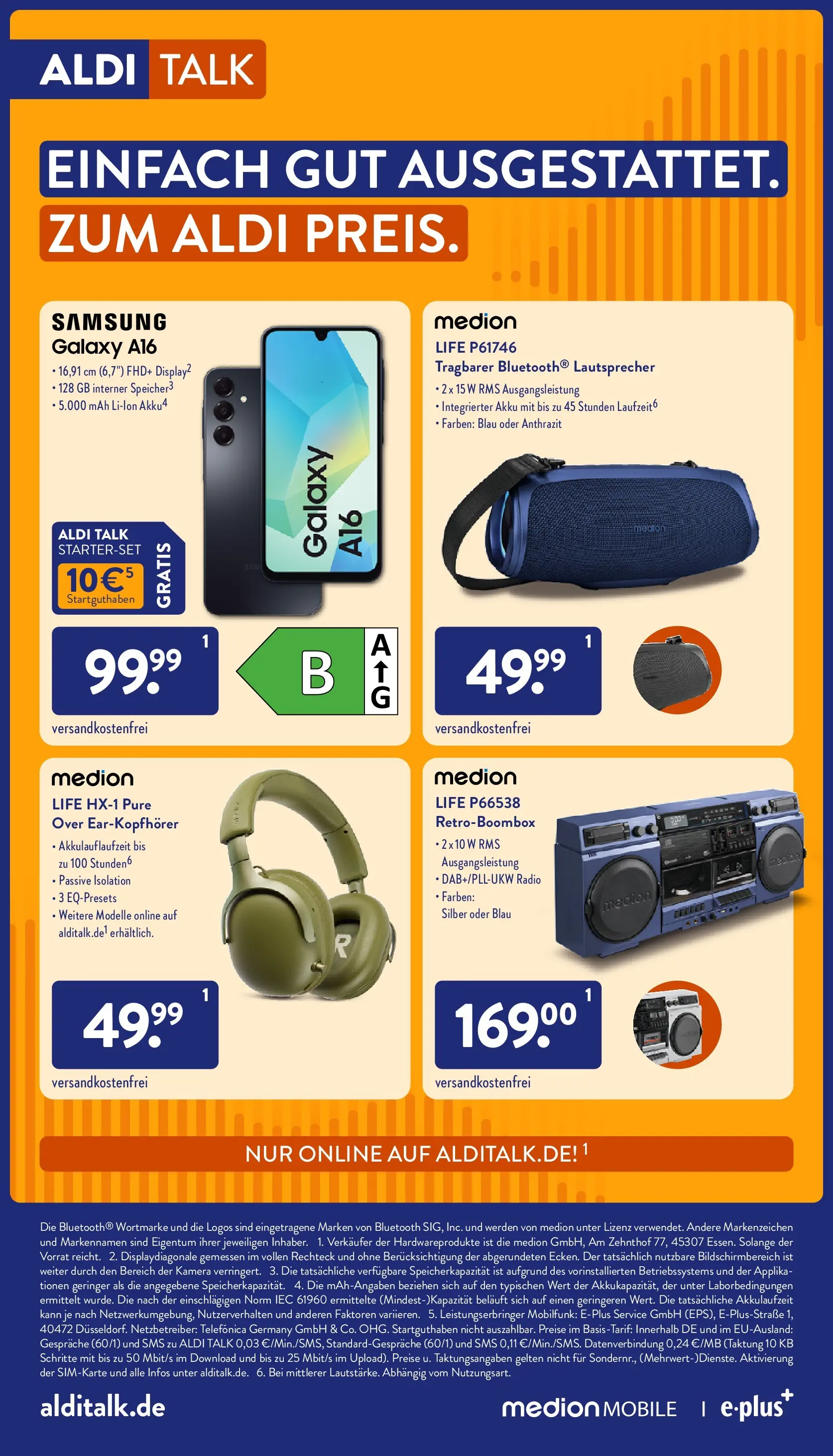 Aldi - ALDI Nord: Wochenangebote (ab 19.04.2026) » Angebote Online | Seite: 36 | Produkte: Kamera, Lautsprecher, Samsung, Radio