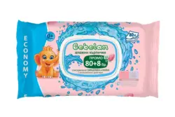 BEBELAN Бебешки влажни кърпички различни видове, 88 бр.