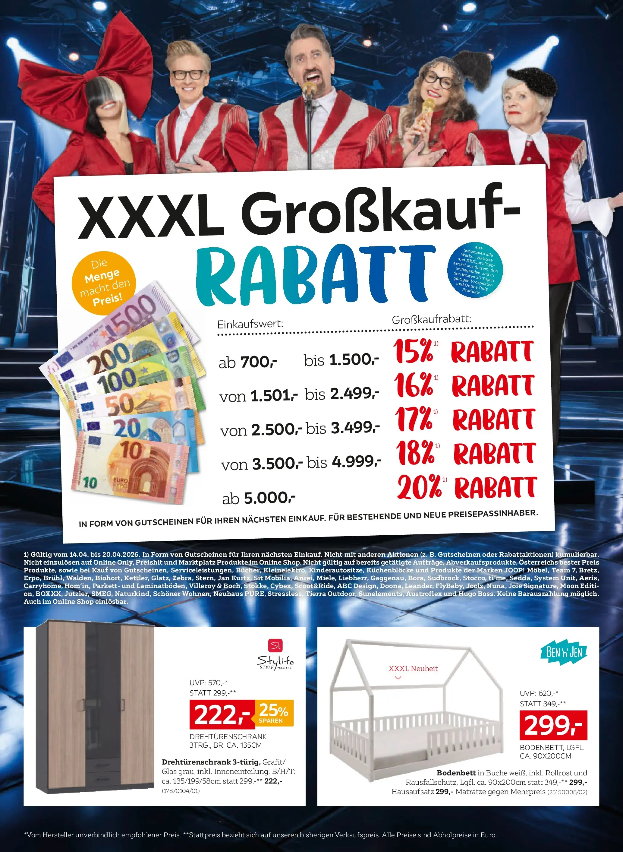 XXXLutz Aktuelle Angebote von 14.04.2026 - Aktuelle Angebote | Seite: 2 | Produkte: Matratze