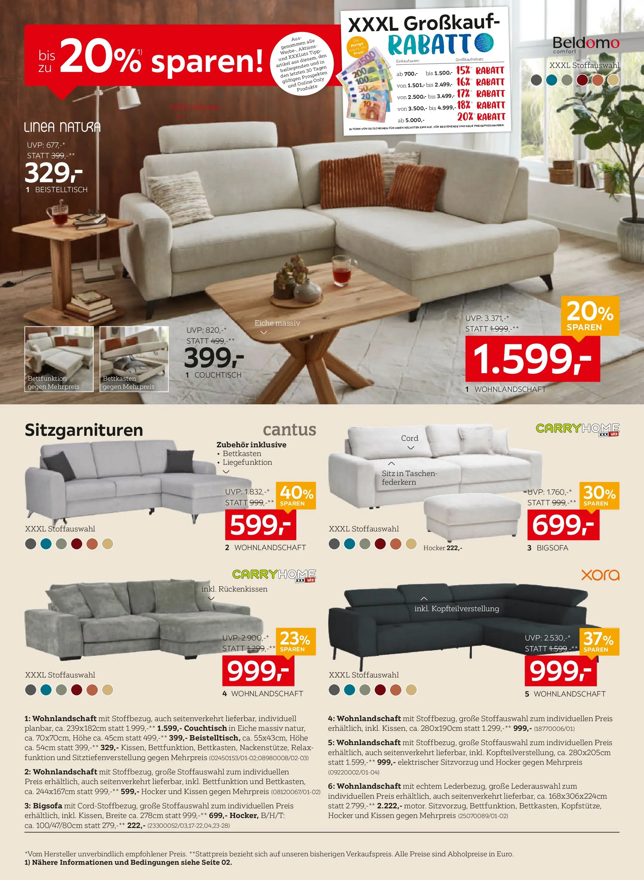 XXXLutz Aktuelle Angebote von 14.04.2026 - Aktuelle Angebote | Seite: 8 | Produkte: Kissen, Couchtisch