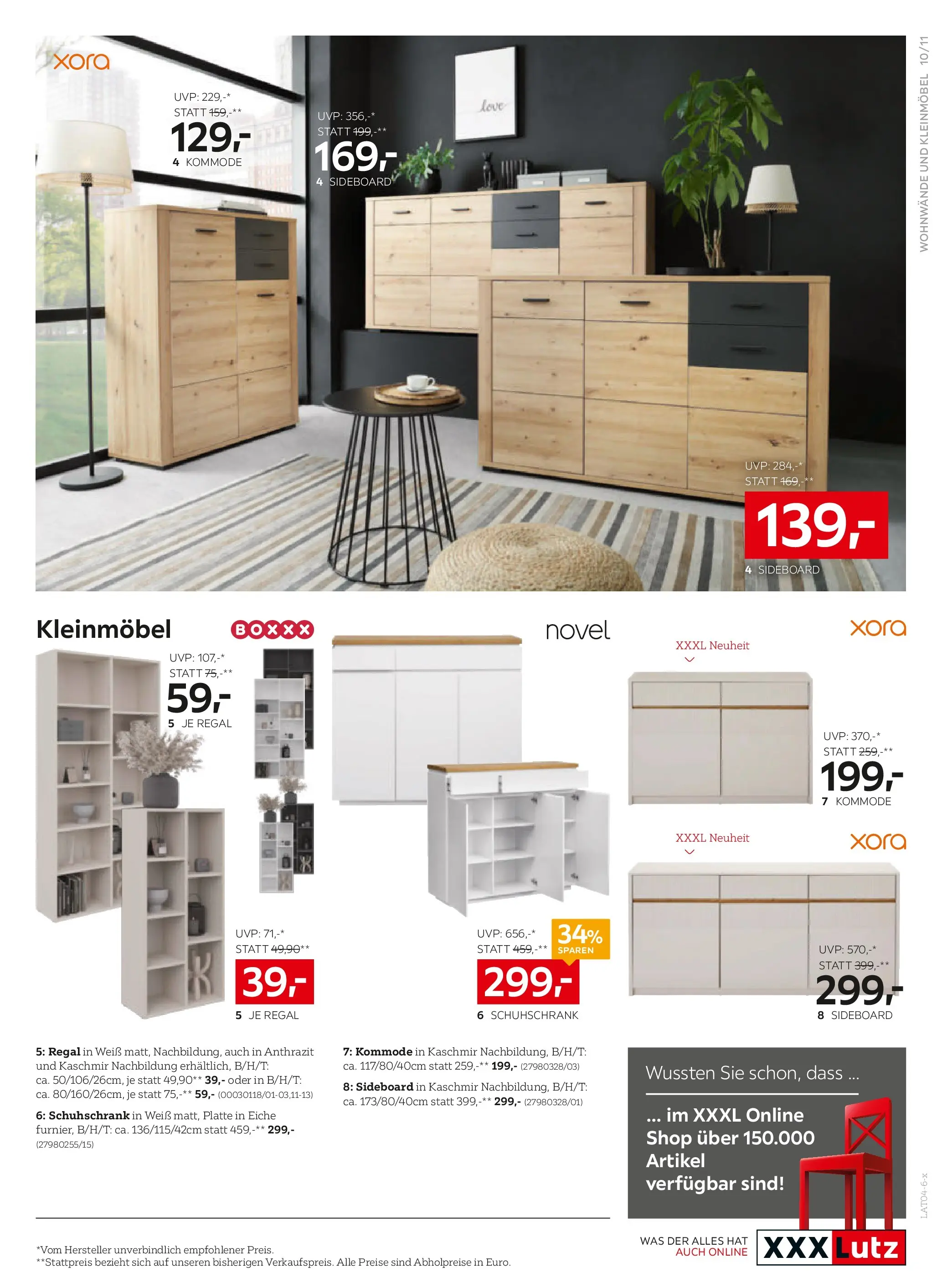 XXXLutz Aktuelle Angebote von 14.04.2026 - Aktuelle Angebote | Seite: 11 | Produkte: Kommode, Regal