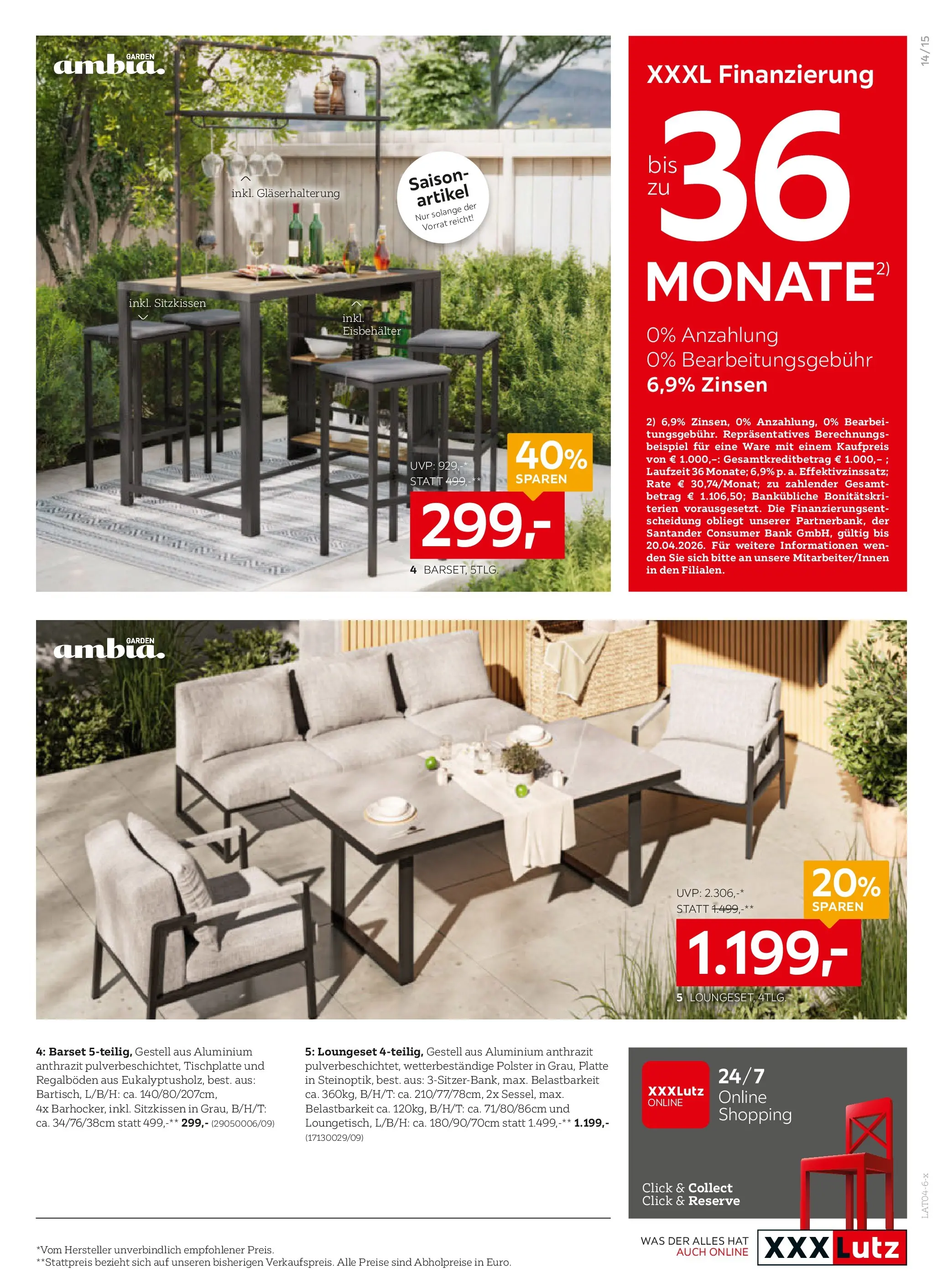 XXXLutz Aktuelle Angebote von 14.04.2026 - Aktuelle Angebote | Seite: 15