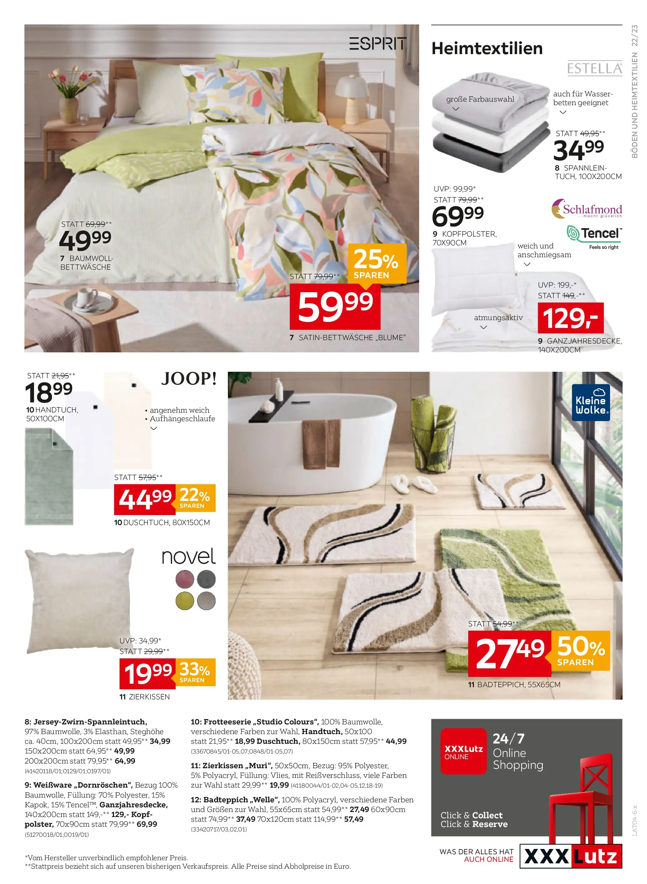 XXXLutz Aktuelle Angebote von 14.04.2026 - Aktuelle Angebote | Seite: 23 | Produkte: Wasser