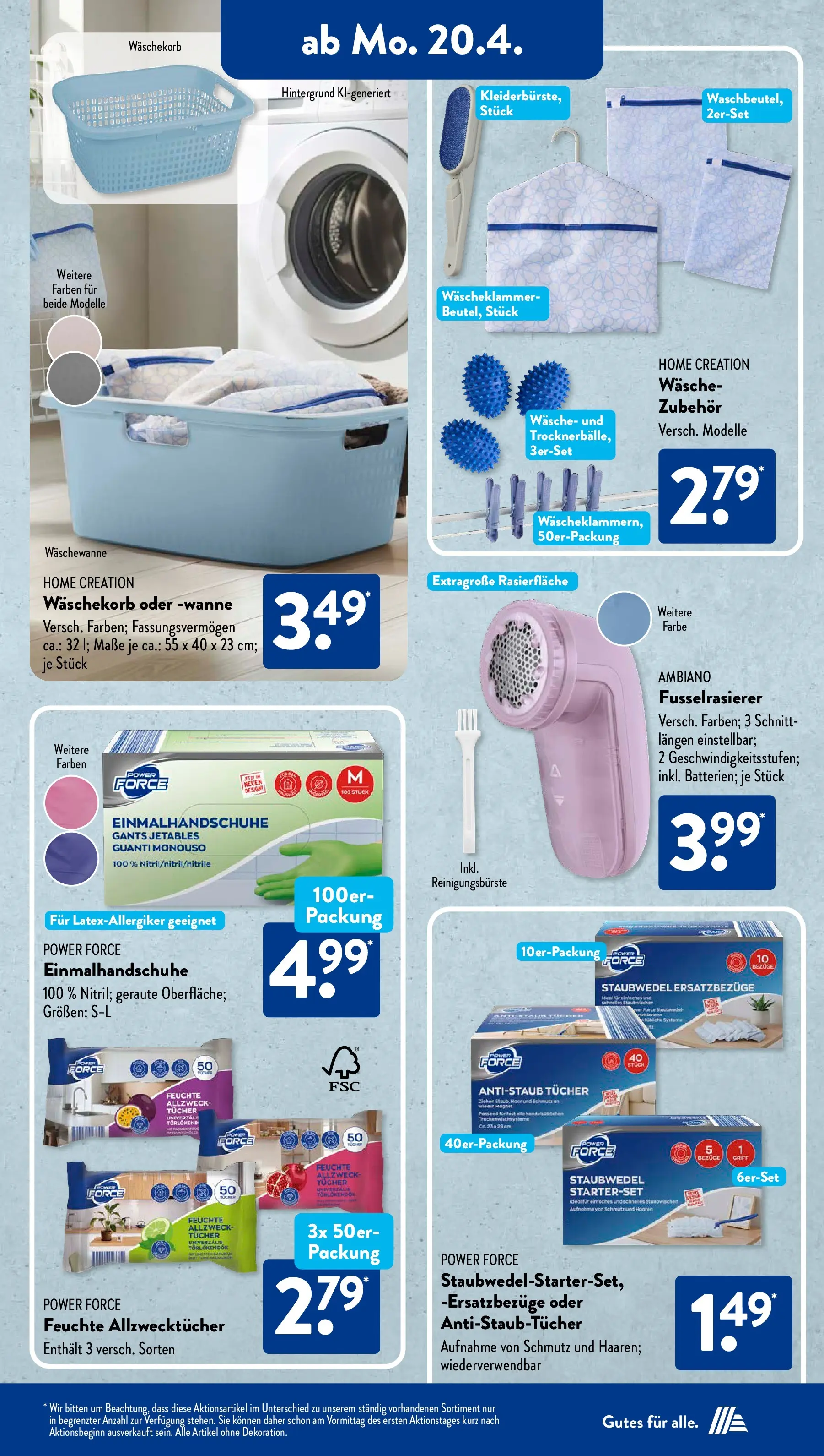 Aldi Süd Aktuelle Wochenangebote (ab 20.04.2026) zum Blättern | Seite: 13 | Produkte: Home creation