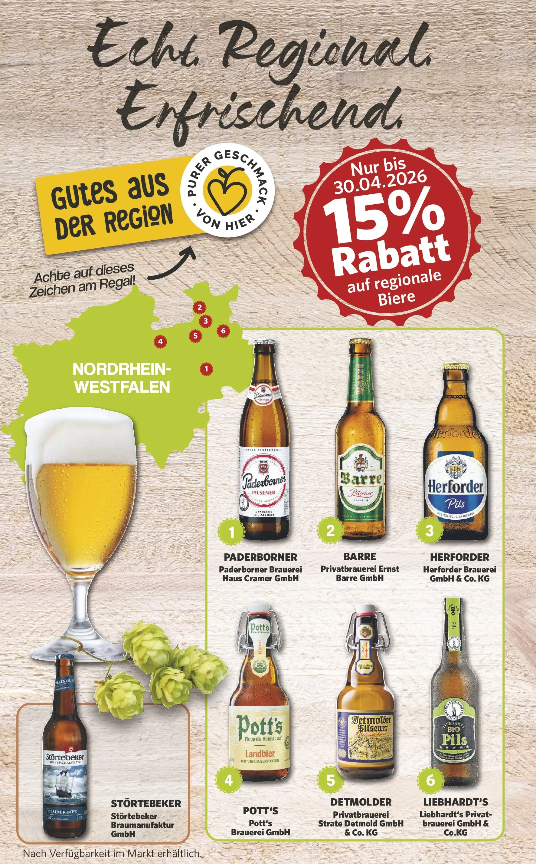 Combi Prospekt Twistringen (ab 20.04.2026) zum Blättern | Seite: 16 | Produkte: Bier, Regal, Pils