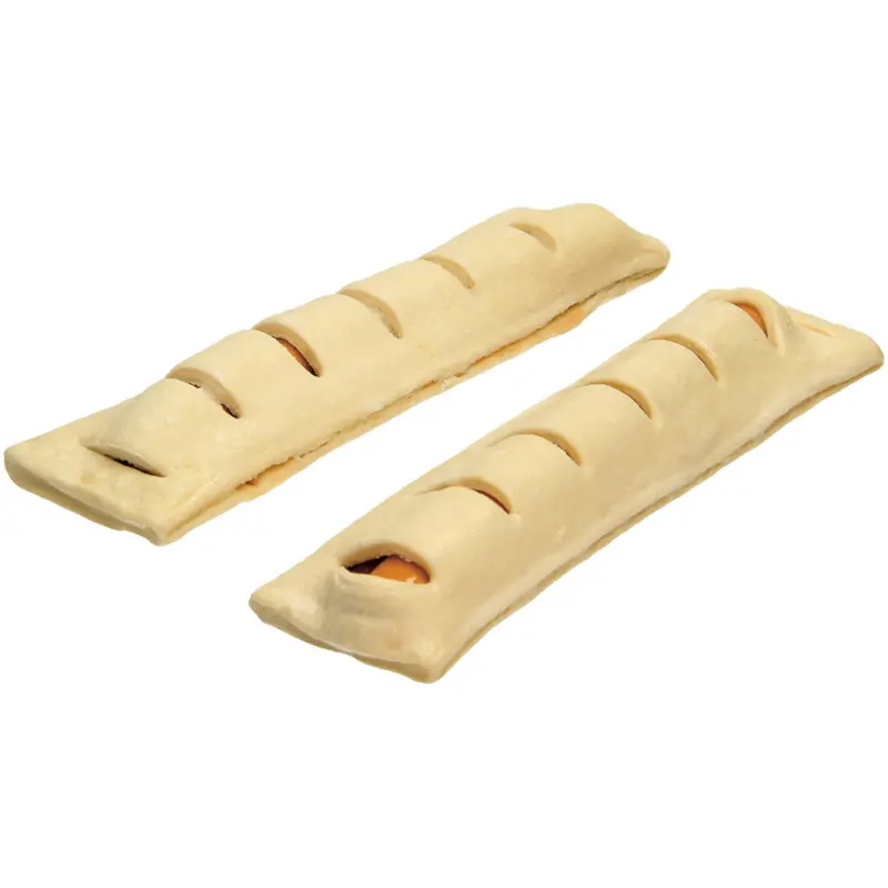 W&uuml;rstchen ummantelt von Teig, mit Ketchup, tiefgefroren /Back-Shop