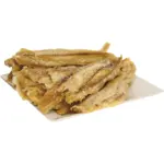 Mix Markt Snack aus Alaska-Pollack (Gadus chalcogrammus), Filet, gesalzen und ged&ouml;rrt, lose, aufgetaut - bis 18.04.2026