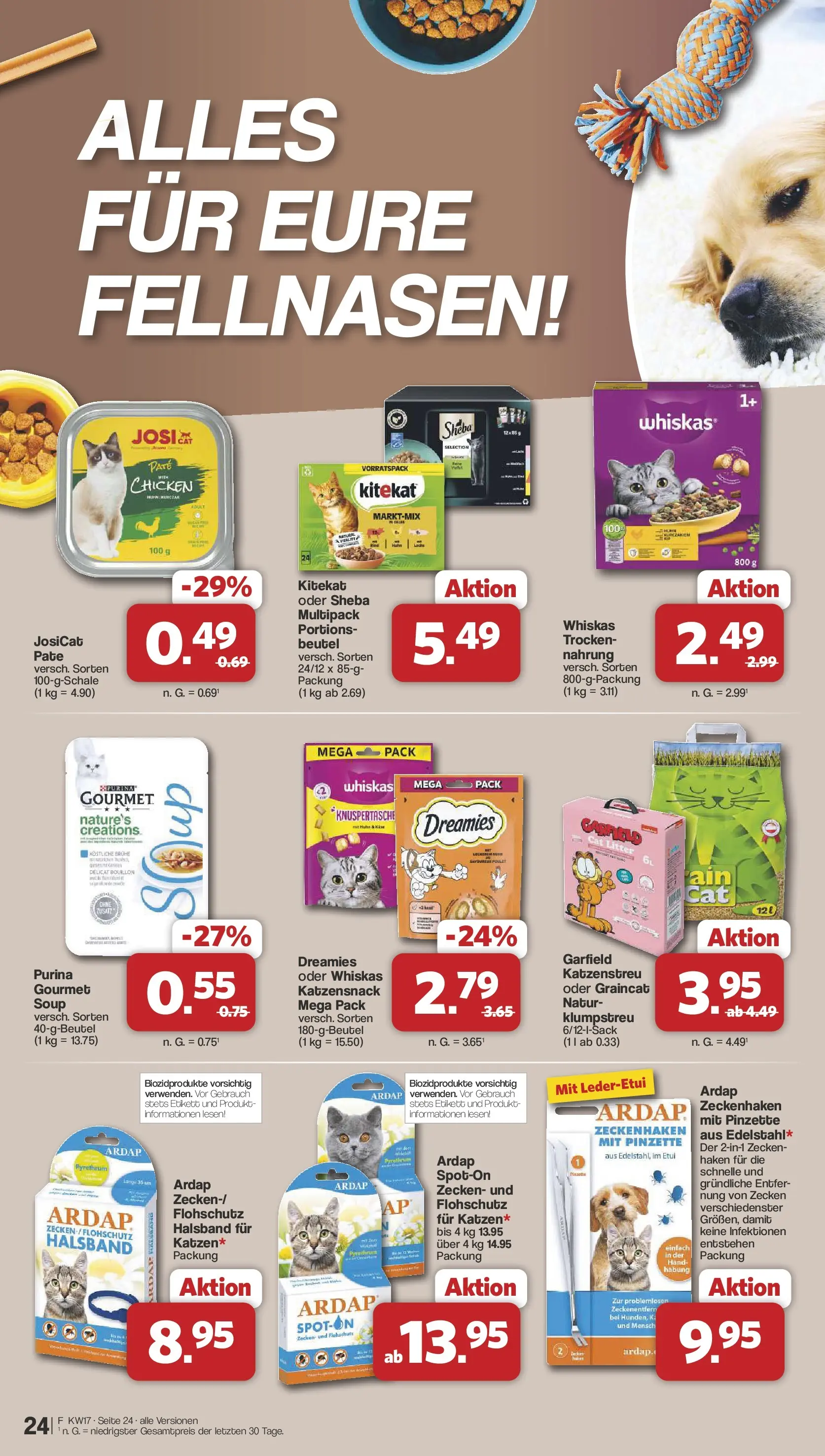 Famila Nordwest Wochenangebote (ab 20.04.2026) zum Blättern | Seite: 26 | Produkte: Sheba, Pinzette, Whiskas