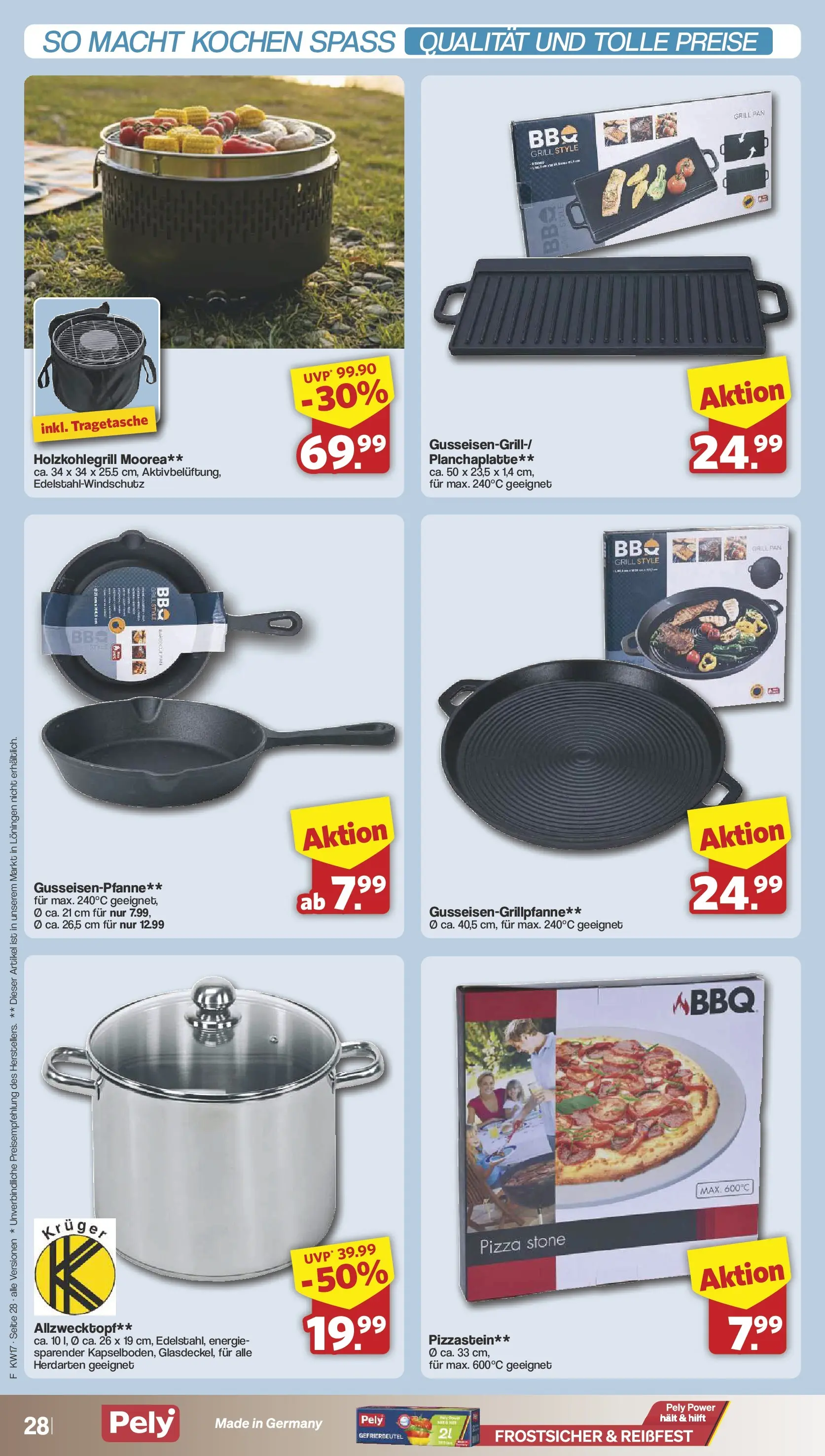 Famila Nordwest Wochenangebote (ab 20.04.2026) zum Blättern | Seite: 30 | Produkte: Grill, Pizza