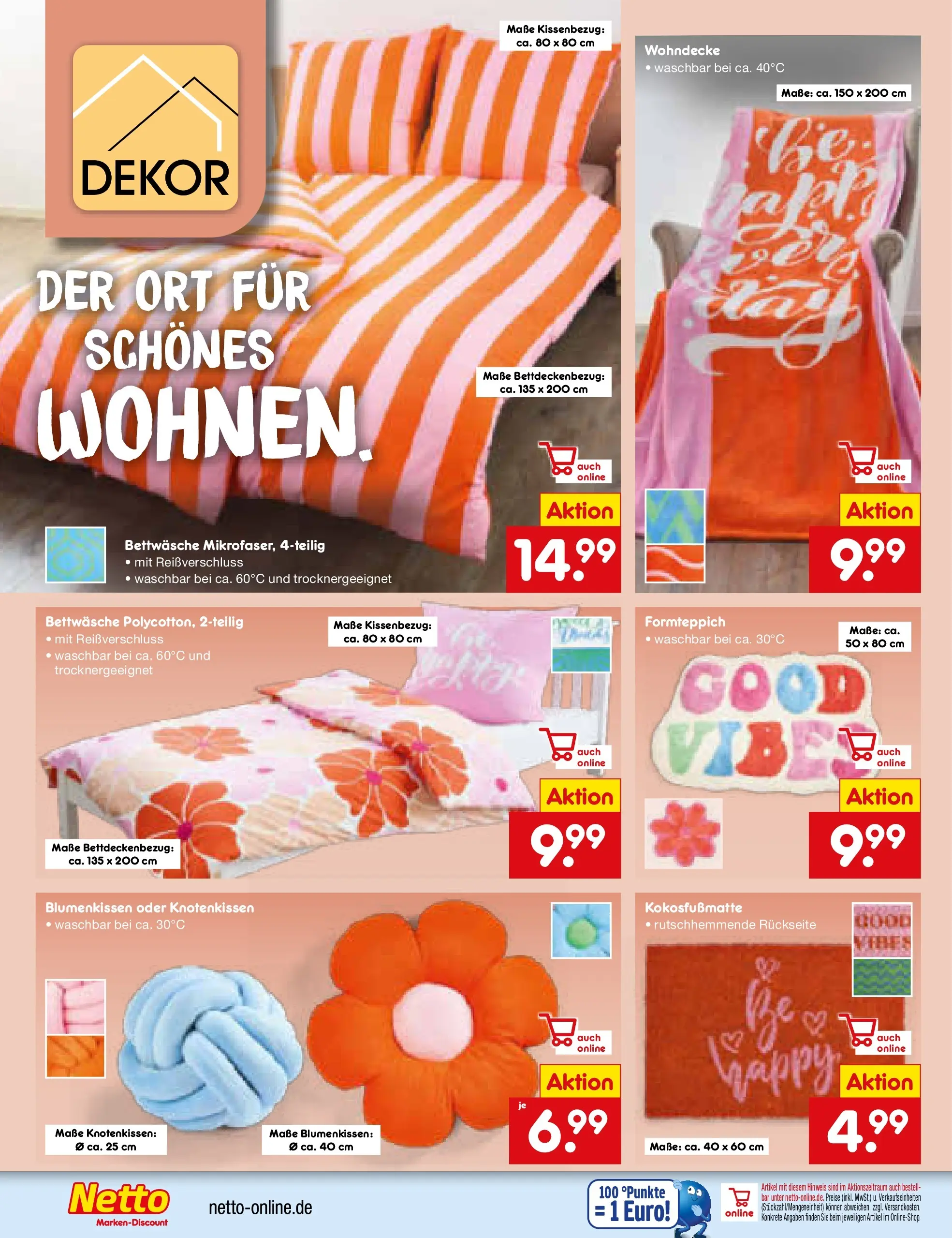 Netto Marken-Discount Prospekt Waiblingen-Bittenfeld	 (ab 19.04.2026) » Angebote | Seite: 40 | Produkte: Bettwäsche