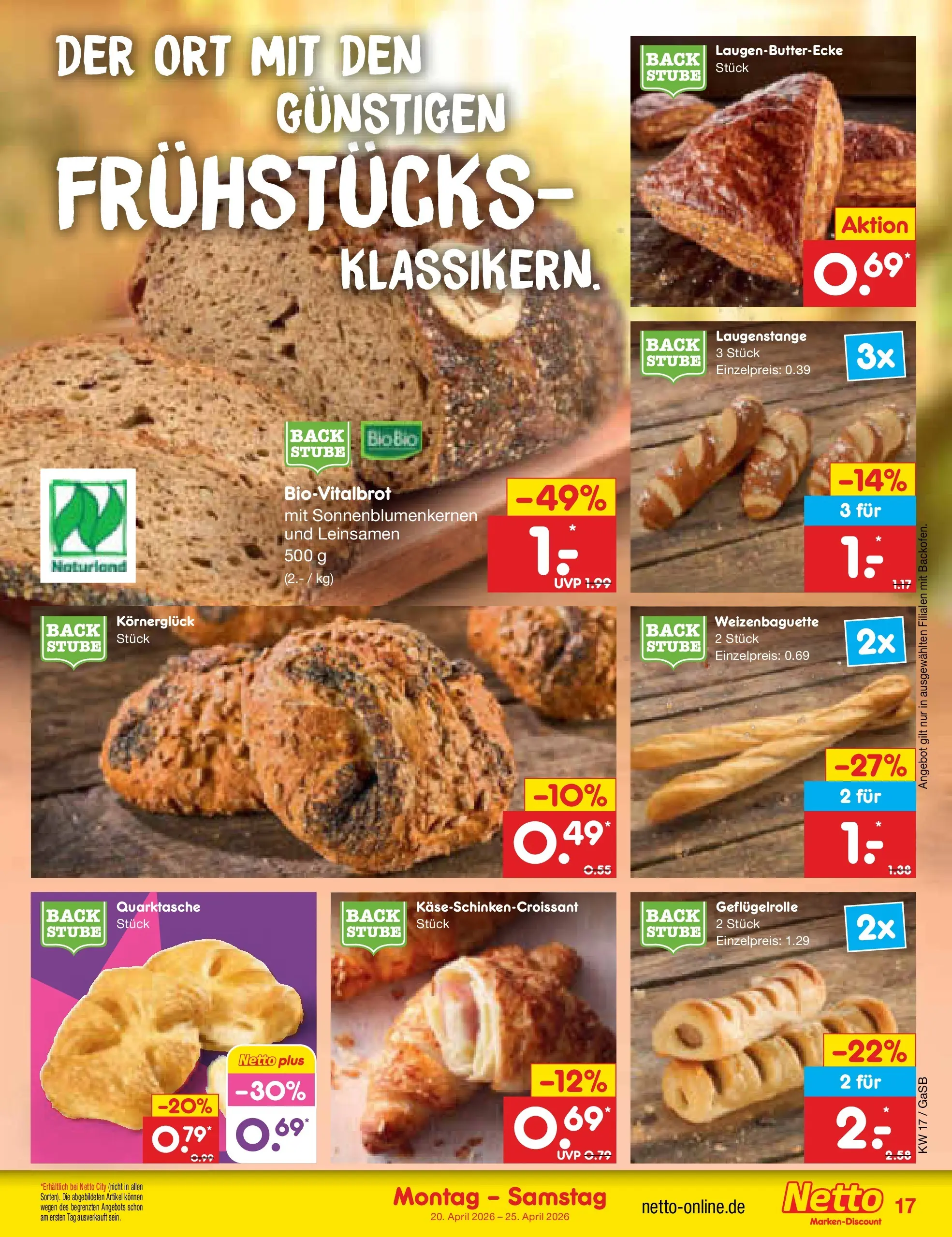 Netto Marken-Discount Prospekt Bremen-Lesum (ab 20.04.2026) » Angebote | Seite: 19 Netto Marken-Discount Prospekt Bremen-Lesum (ab 20.04.2026) » Angebote | Seite: 19