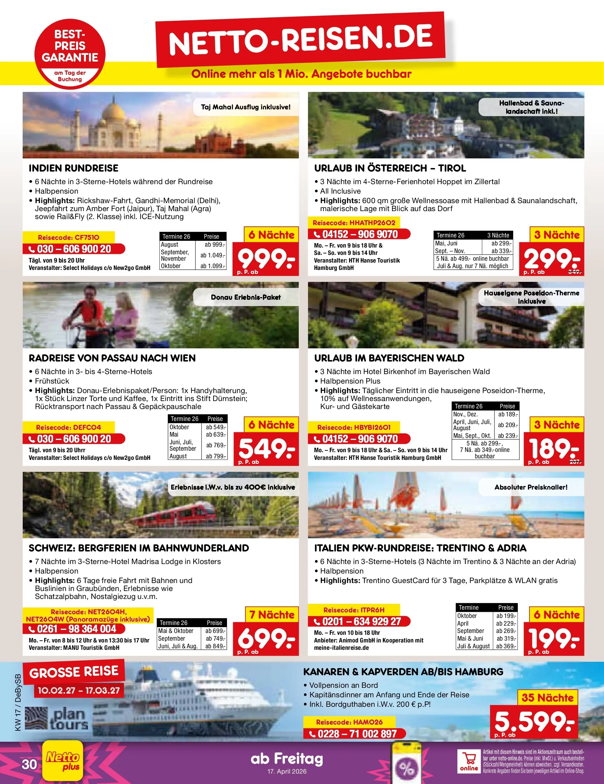 Netto Marken-Discount Prospekt Waiblingen-Bittenfeld	 (ab 19.04.2026) » Angebote | Seite: 46 | Produkte: Uhr