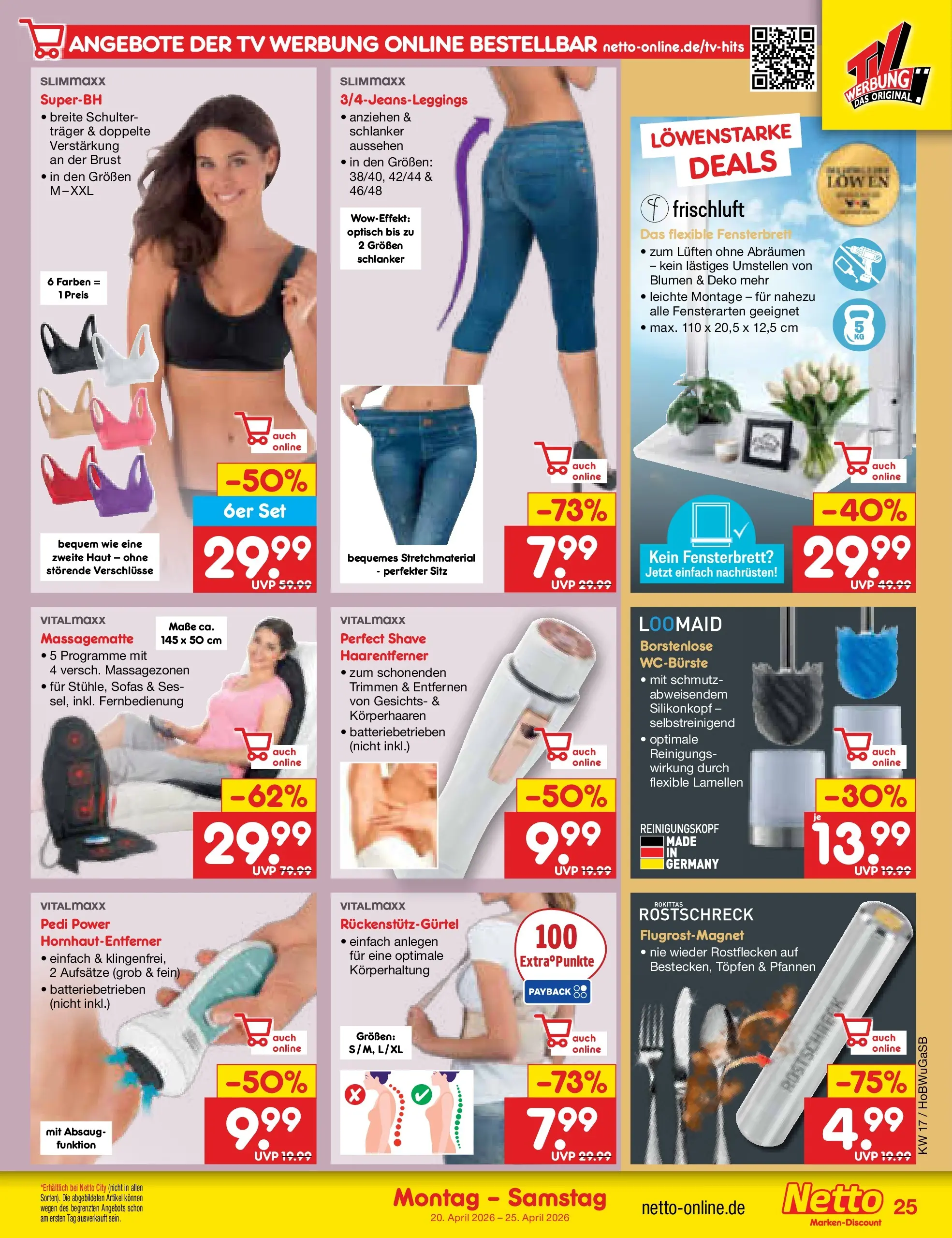 Netto Marken-Discount Prospekt Bremen-Lesum (ab 20.04.2026) » Angebote | Seite: 35 | Produkte: Blumen, TV Netto Marken-Discount Prospekt Bremen-Lesum (ab 20.04.2026) » Angebote | Seite: 35 | Produkte: Blumen, TV