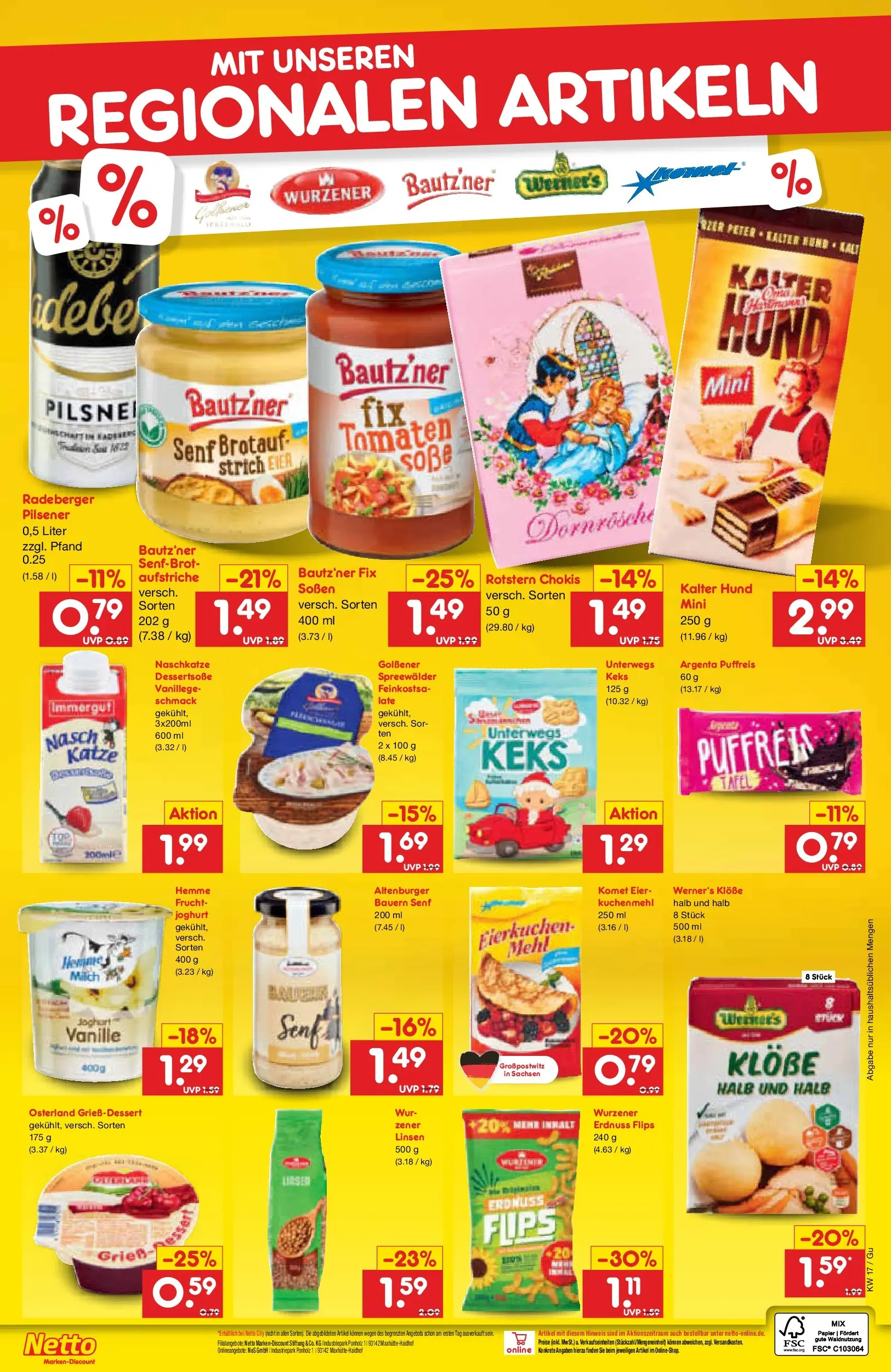 Netto Marken-Discount Prospekt Machern	 (ab 19.04.2026) » Angebote | Seite: 29 | Produkte: Mehl, Joghurt, Eier, Tomaten