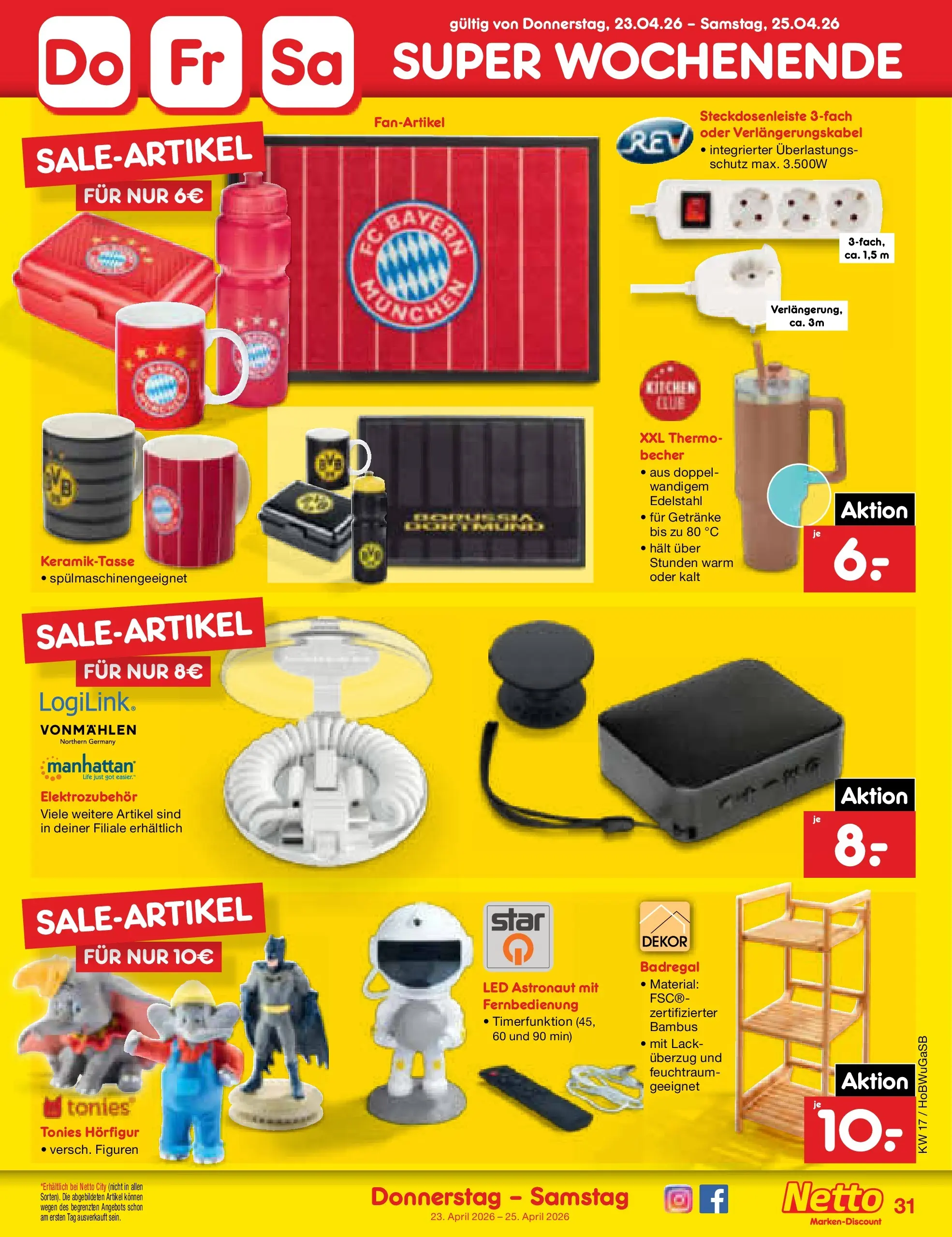 Netto Marken-Discount Prospekt Bremen-Lesum (ab 20.04.2026) » Angebote | Seite: 47 | Produkte: Badregal Netto Marken-Discount Prospekt Bremen-Lesum (ab 20.04.2026) » Angebote | Seite: 47 | Produkte: Badregal