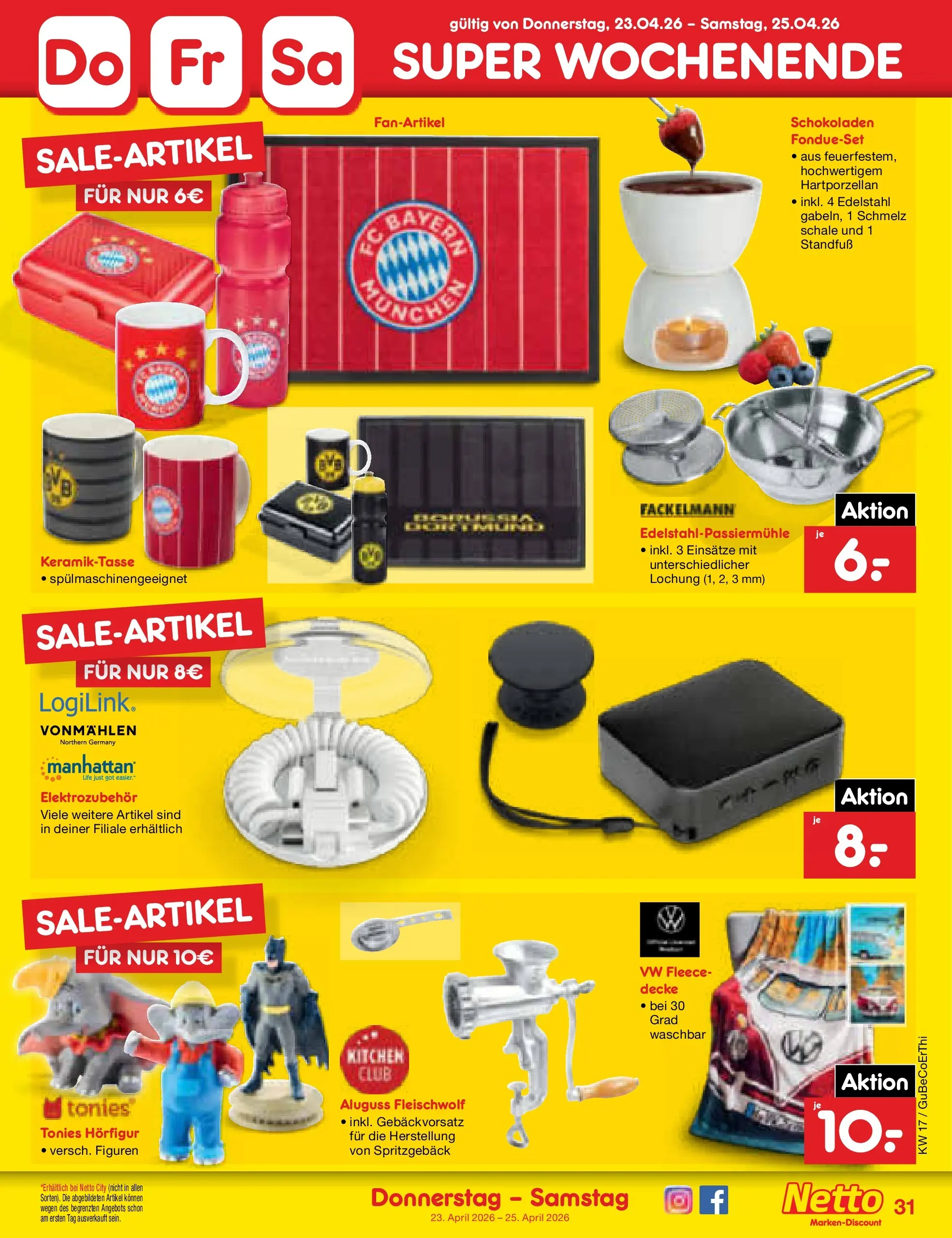 Netto Marken-Discount Prospekt Nordhausen	 (ab 19.04.2026) » Angebote | Seite: 47 | Produkte: Decke
