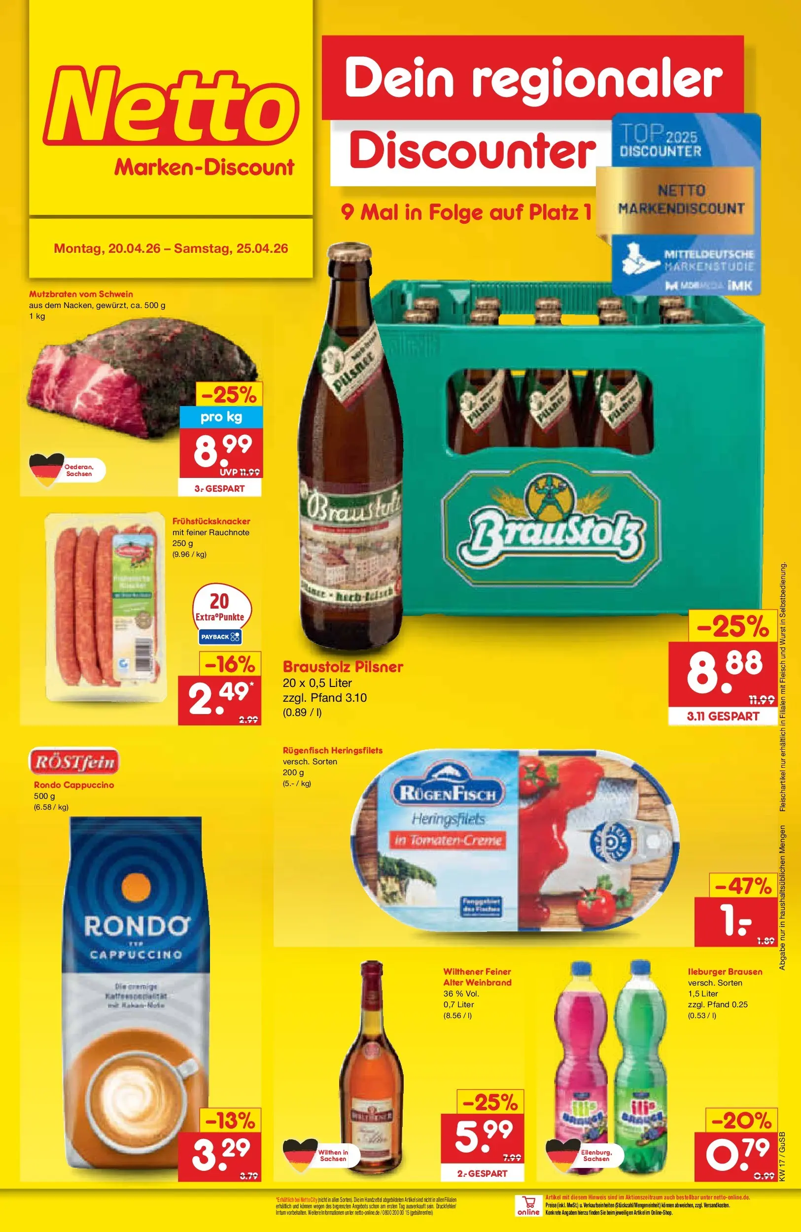 Netto Marken-Discount Prospekt Machern	 (ab 19.04.2026) » Angebote | Seite: 28 | Produkte: Top, Tomaten, Fisch, Fleisch