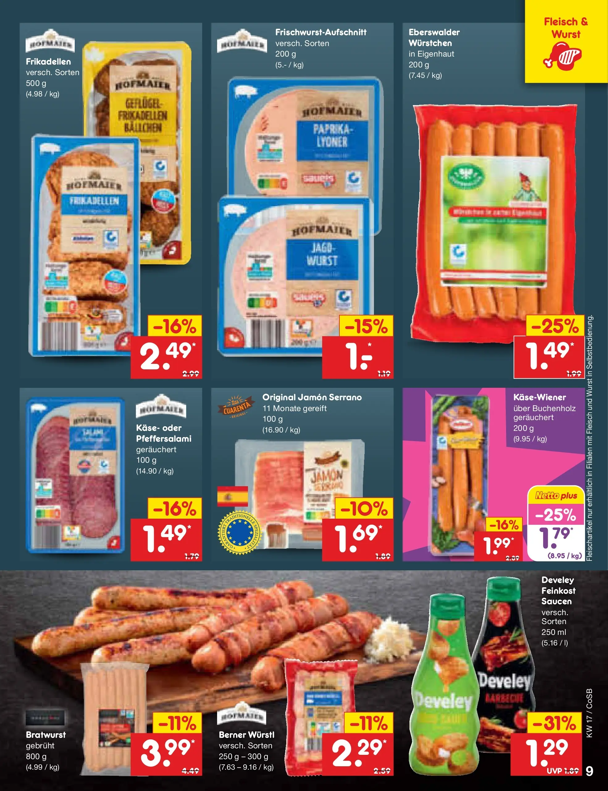 Netto Marken-Discount Prospekt Bitterfeld-Wolfen	 (ab 19.04.2026) » Angebote | Seite: 11 | Produkte: Käse, Bratwurst, Paprika, Wurst