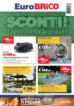 Anteprima del volantino Eurobrico - Sconti! Taglio netto ai prezzi valido a partire dal 15.04.2026