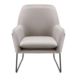 Sessel Kezia Beige Samt