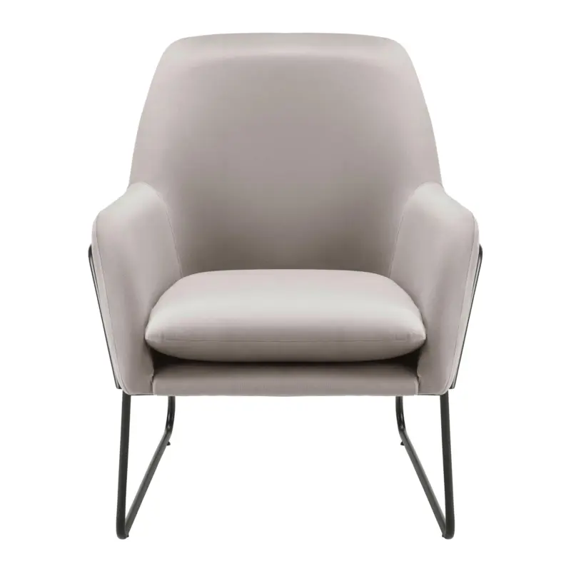 Sessel Kezia Beige Samt