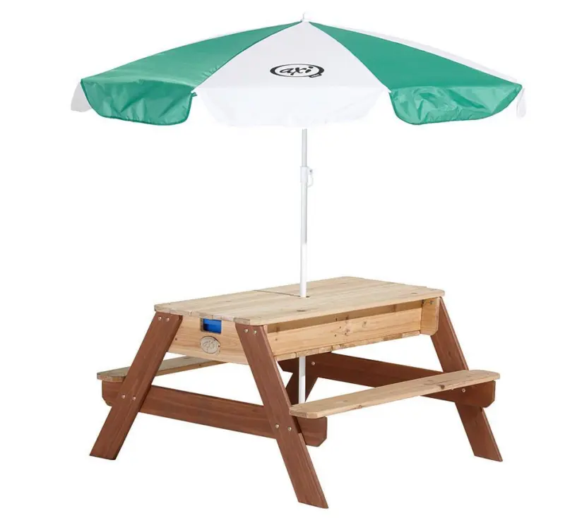 Kinder-Gartentisch Axi Nick Braun Sand-Wassertisch