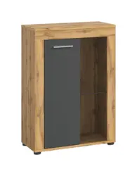 Vitrine Jam Anthr/Grau ca. 86x60x35 cm