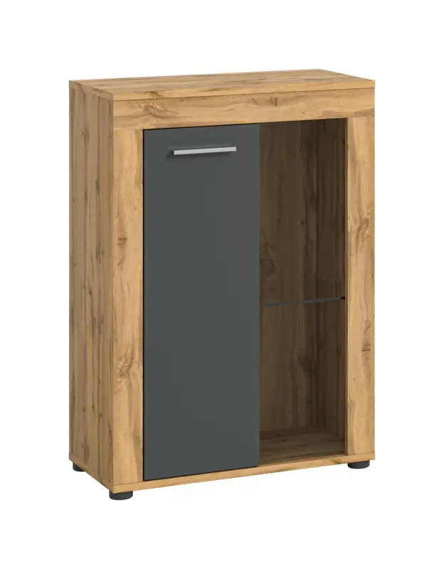 Vitrine Jam Anthr/Grau ca. 86x60x35 cm