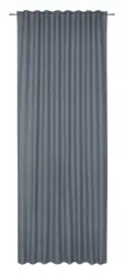 Verdunkelungsvorhang Allan Grau ca. 135x255cm