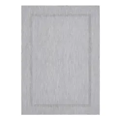 Flachwebeteppich Relax Silberfarben ca. 200x290cm