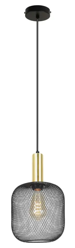 H&auml;ngeleuchte Drato Schwarz max. 25 Watt