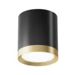 m&ouml;max Dornbirn - Ihr Trendm&ouml;belhaus in Dornbirn Aufbauleuchte Hoop Schwarz/Goldfarben max.15 Watt
