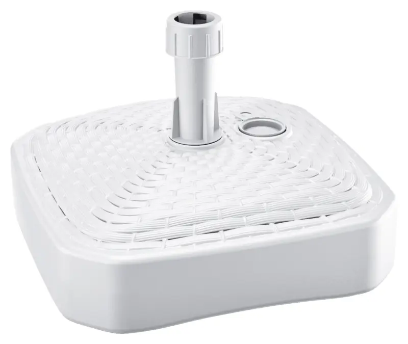 Sonnenschirmst&auml;nder Edith Wei&szlig; Kunststoff