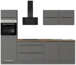 K&uuml;chenblock inkl. 5 E-Ger&auml;te IP3150 Graphitfarben