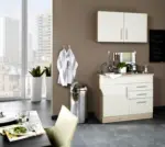 m&ouml;max Dornbirn - Ihr Trendm&ouml;belhaus in Dornbirn Minik&uuml;che Toronto B: ca. 100cm Creme/Eichefarben