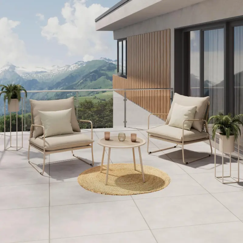 Balkonset Male Beige