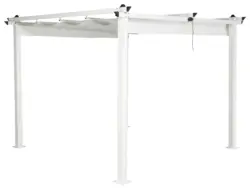Pergola Lazio ca. 295x248x295 cm Wei&szlig;