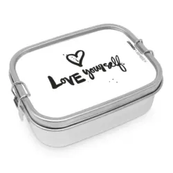 Lunchbox Love yourself aus Edelstahl