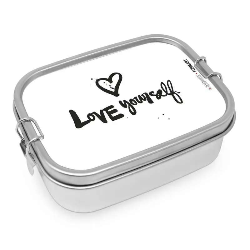 Lunchbox Love yourself aus Edelstahl