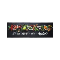 L&auml;ufer All about the spice in Anthrazit ca. 50x150cm