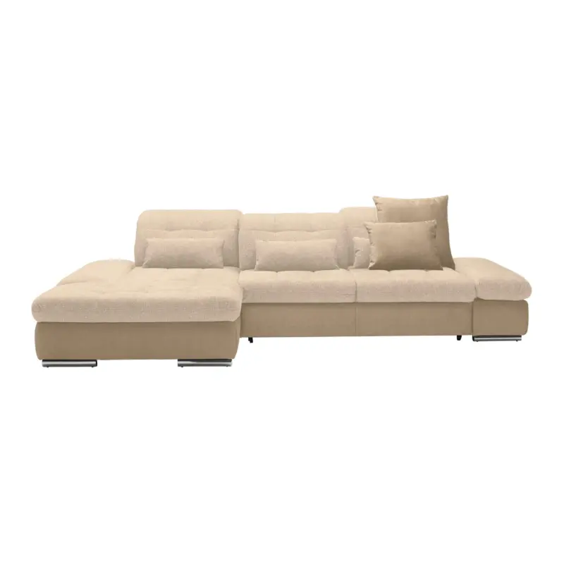 Wohnlandschaft Sanfino Taupe/Beige