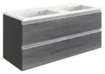 m&ouml;max Dornbirn - Ihr Trendm&ouml;belhaus in Dornbirn Waschtischkombi in Grau 'Arezzo'